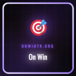 On Win platformunun ana sayfasını gösteren ekran görüntüsü ve logo.