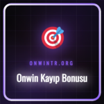 Onwin kayıp bonusu kampanyasının detaylarını gösteren bir banner.