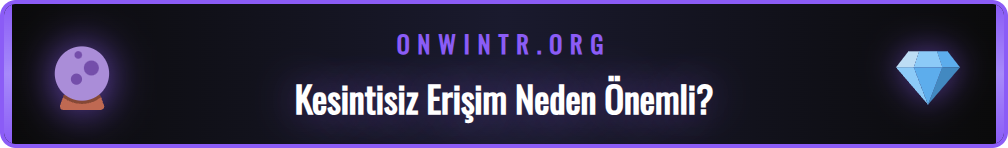 Onwin yeni adres linkinin neden sürekli güncellendiğini açıklayan şema.