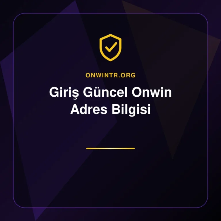 Giriş Güncel Onwin Adres Bilgisi - onwintr.org