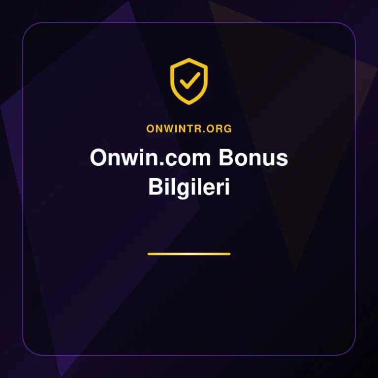 Onwin.com Bonus Bilgileri - onwintr.org